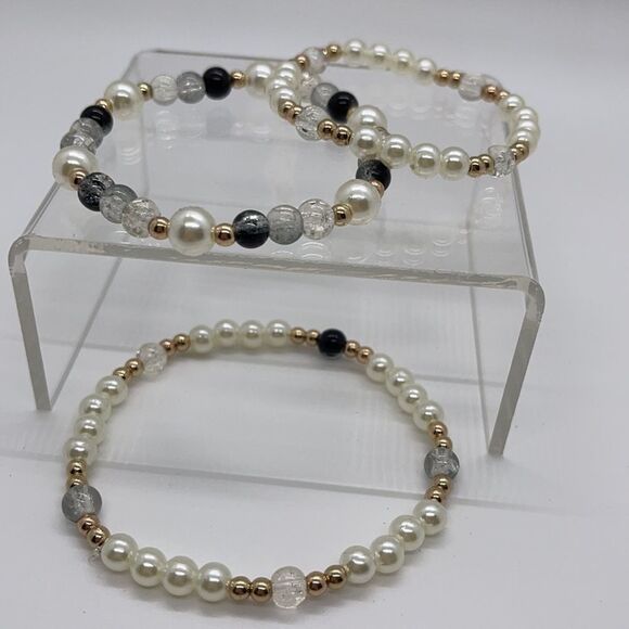 NWT Wool + Pepper Co. Fall 2021 Glass Bracelets - Picture 2 of 4